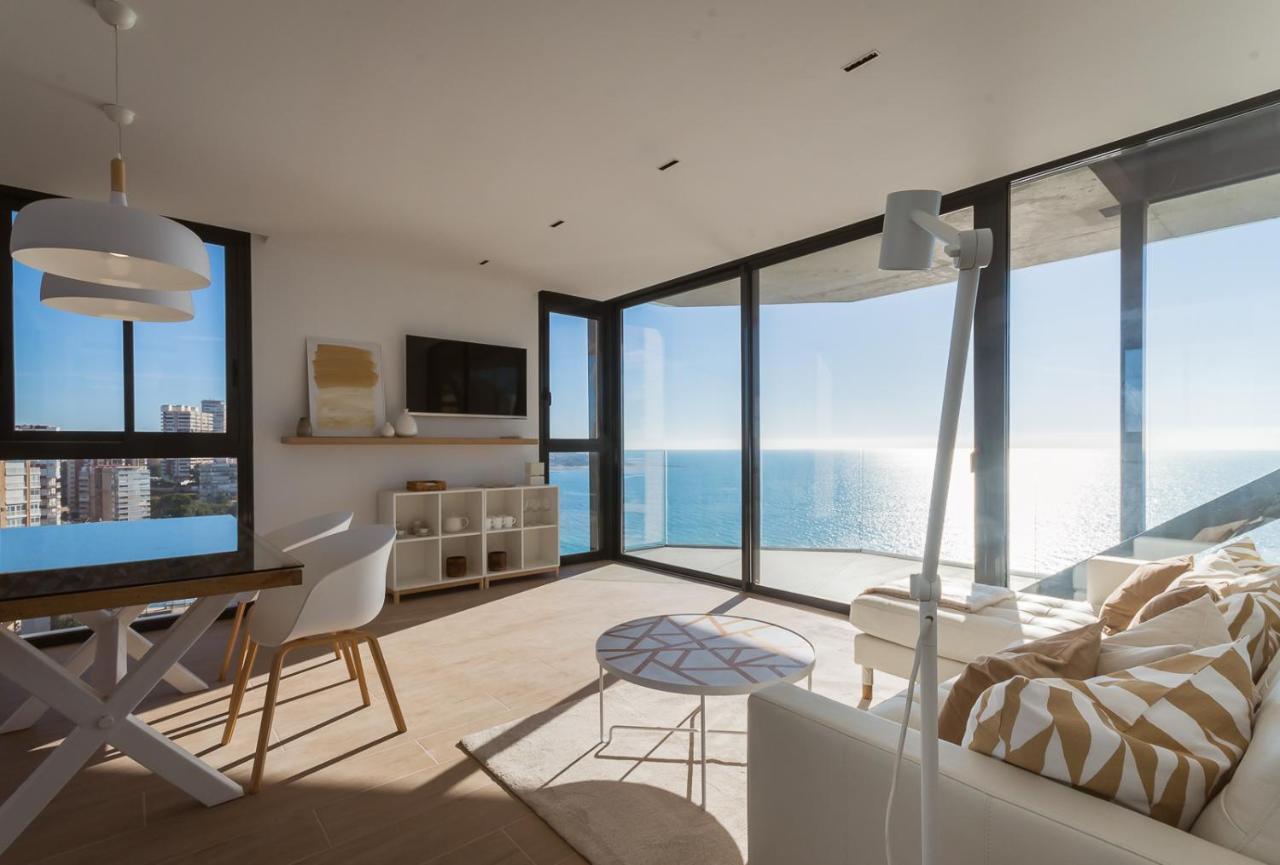 Modern Sea Front Jacuzzi Blue Sky Apartman Alicante Kültér fotó