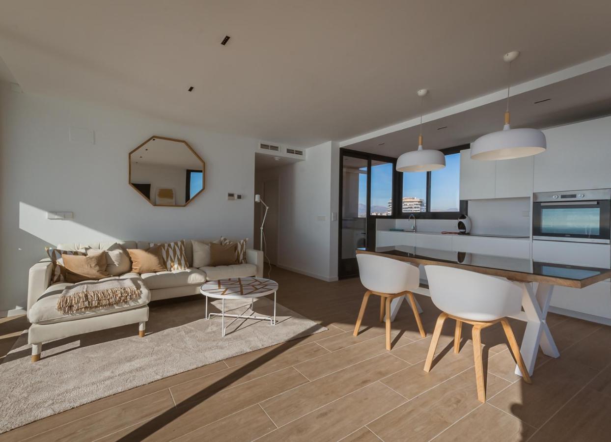 Modern Sea Front Jacuzzi Blue Sky Apartman Alicante Kültér fotó